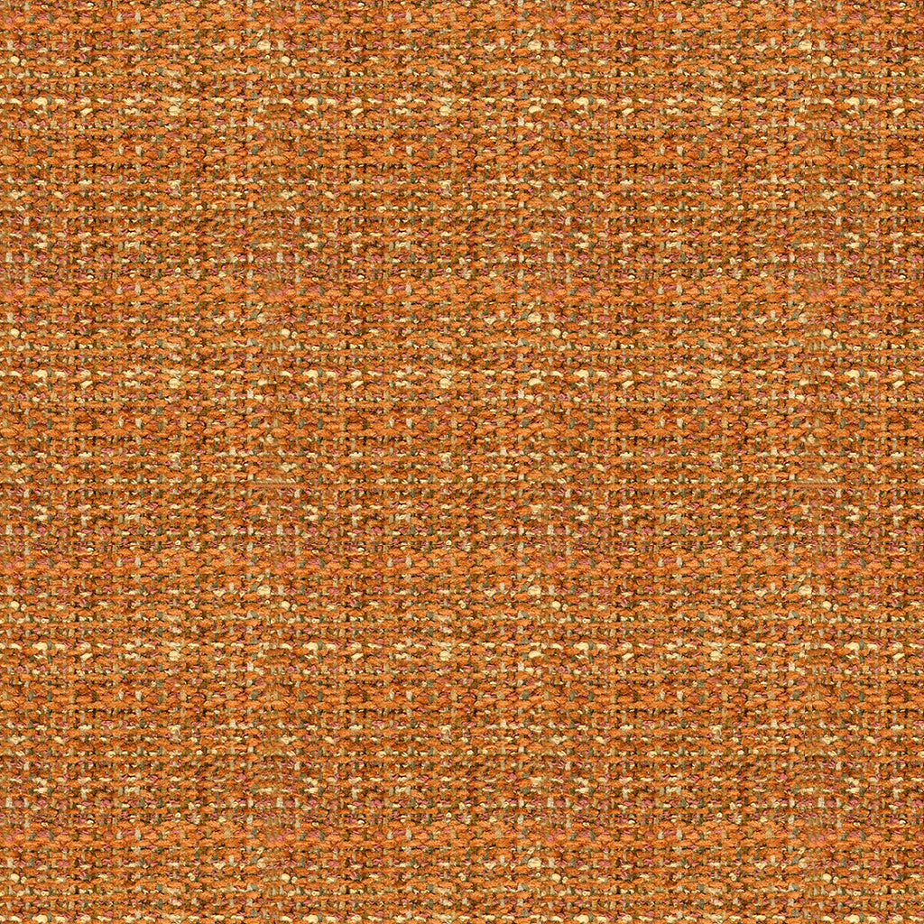Boucle Texture Fabric by Brunschwig & Fils in Rust/Coral