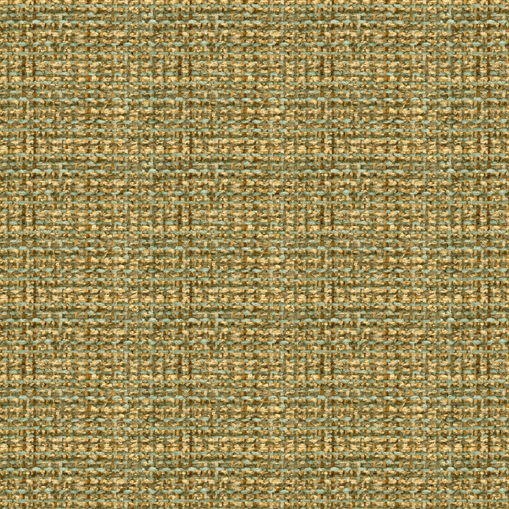 Boucle Texture Fabric by Brunschwig & Fils in Brown/Aqua