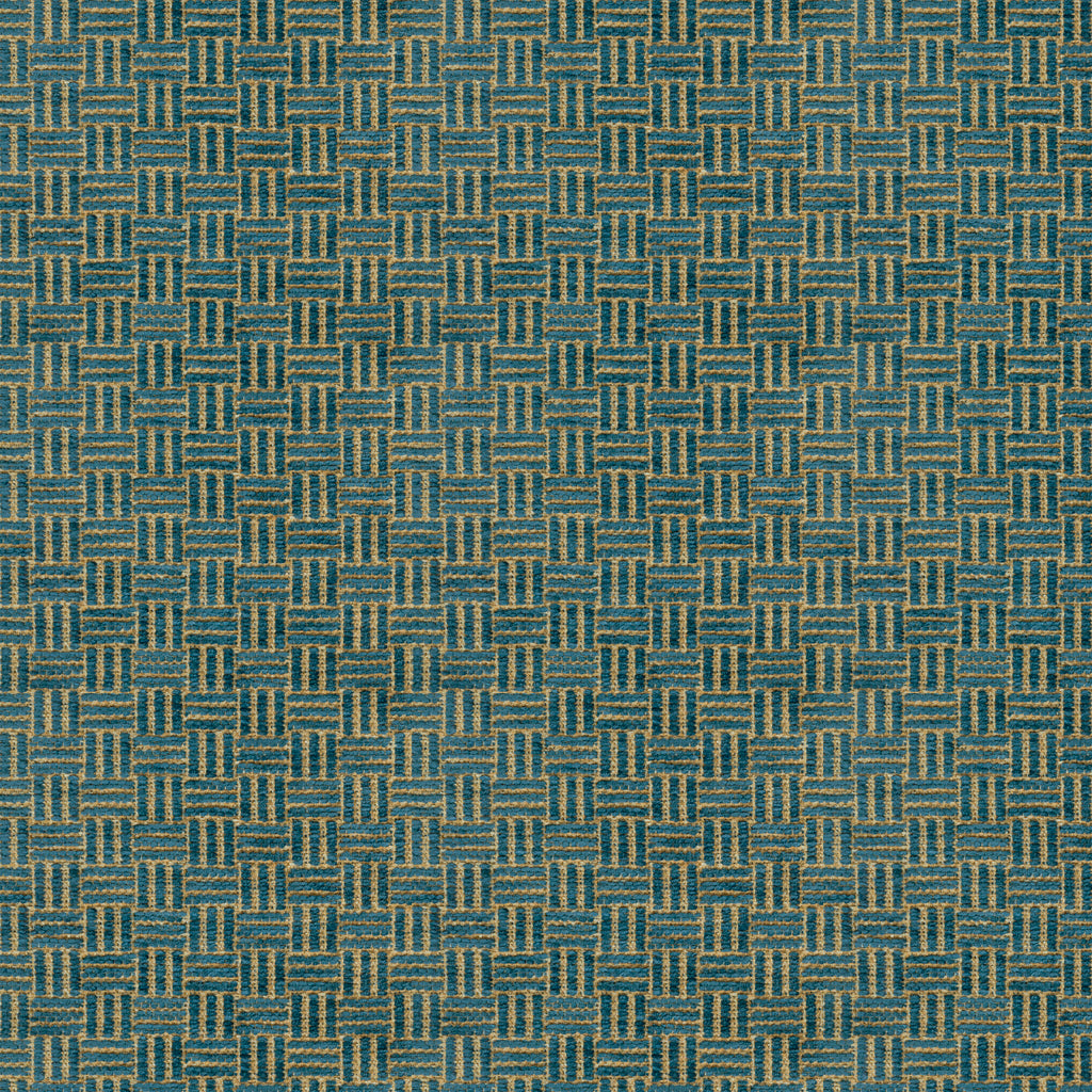 Reed Texture Fabric by Brunschwig & Fils in Oxford Blue