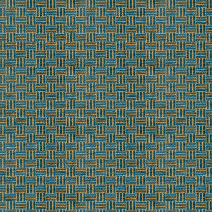 Reed Texture Fabric by Brunschwig & Fils in Oxford Blue