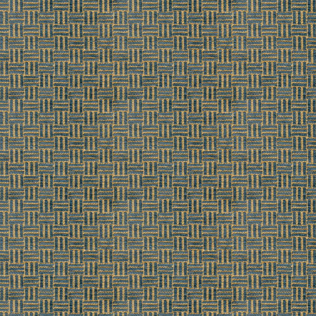 Reed Texture Fabric by Brunschwig & Fils in Indigo