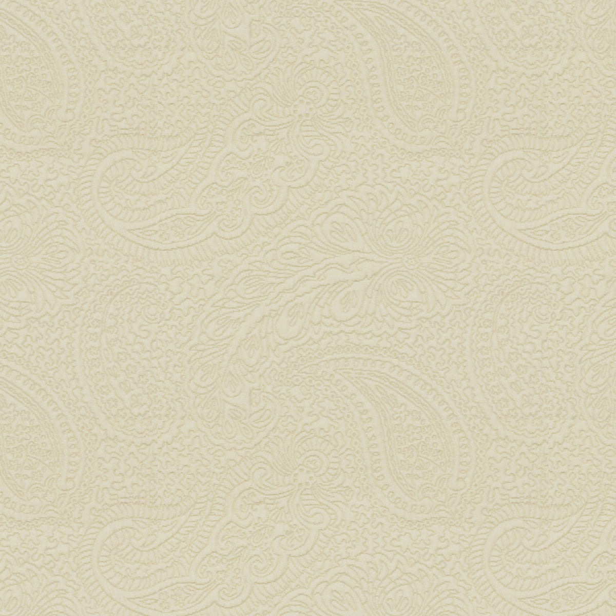 Rani Matelasse Fabric by Brunschwig & Fils in Antique White