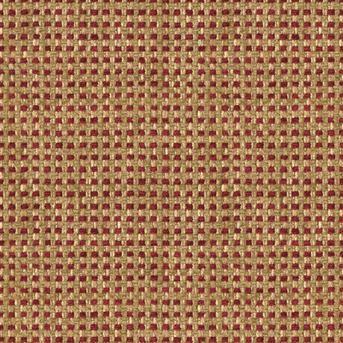 Sharpei Chenille Geometric Fabric by Brunschwig & Fils in Garnet