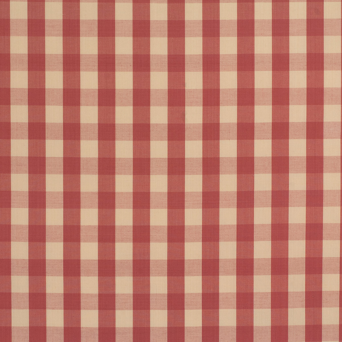 Carsten Check Fabric by Brunschwig & Fils in Rose And Cream