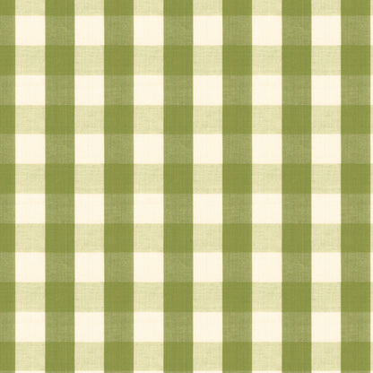 Carsten Check Fabric by Brunschwig & Fils in Leaf