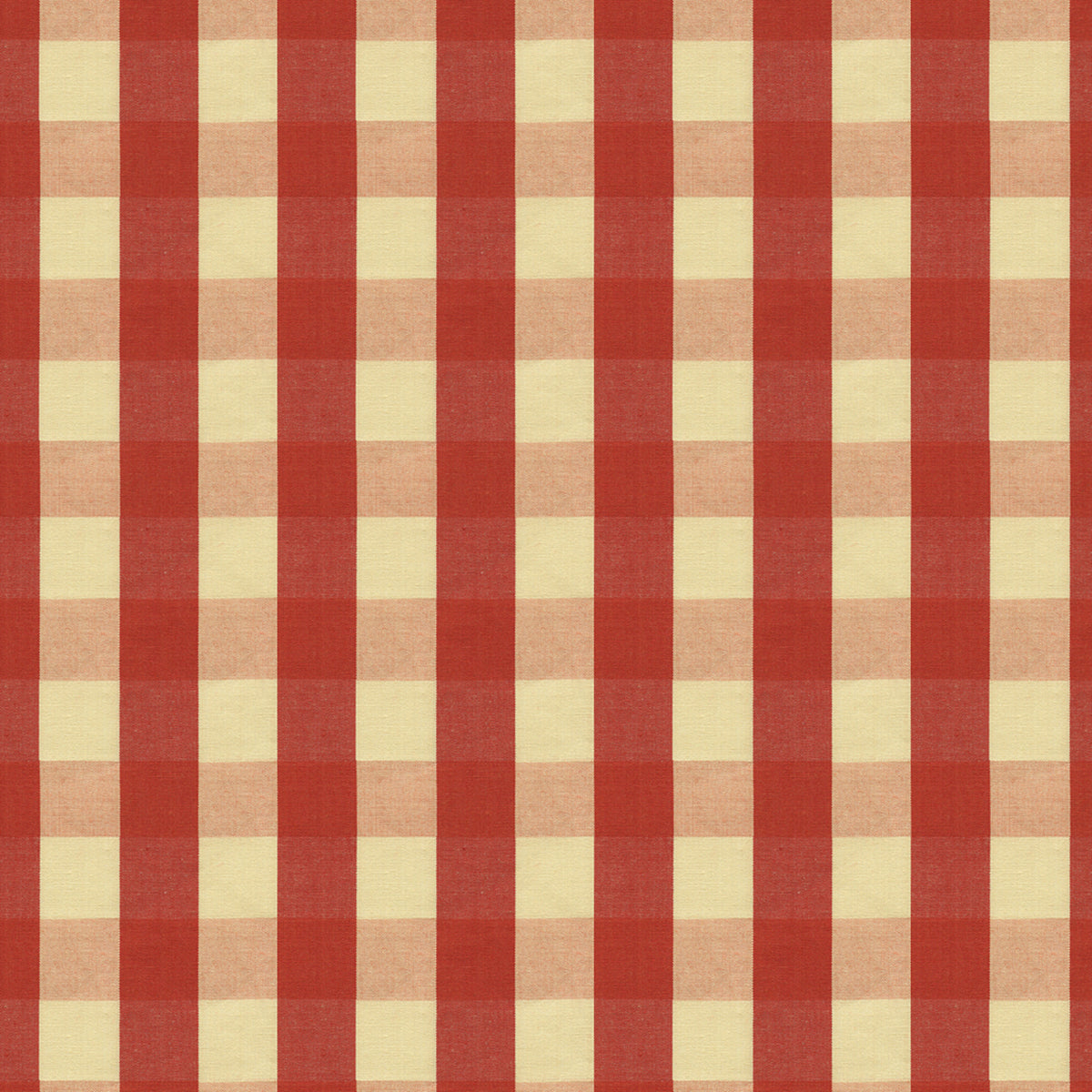 Carsten Check Fabric by Brunschwig & Fils in Pomegranate