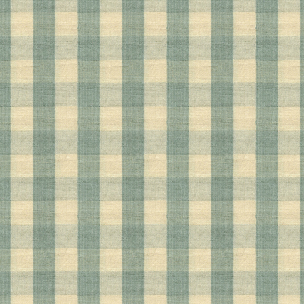 Carsten Check Fabric by Brunschwig & Fils in Pale Blue And Cream