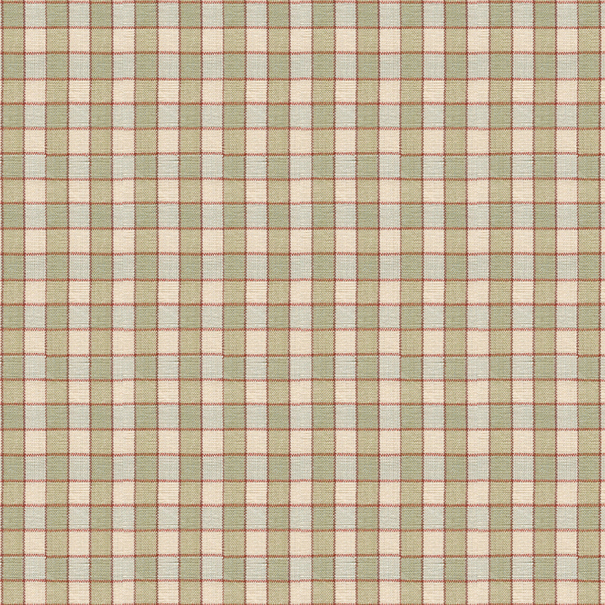 La Seyne Check Fabric by Brunschwig & Fils in Sandstone