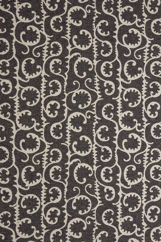 Bukhara Fabric by James Malone in Noir (02)