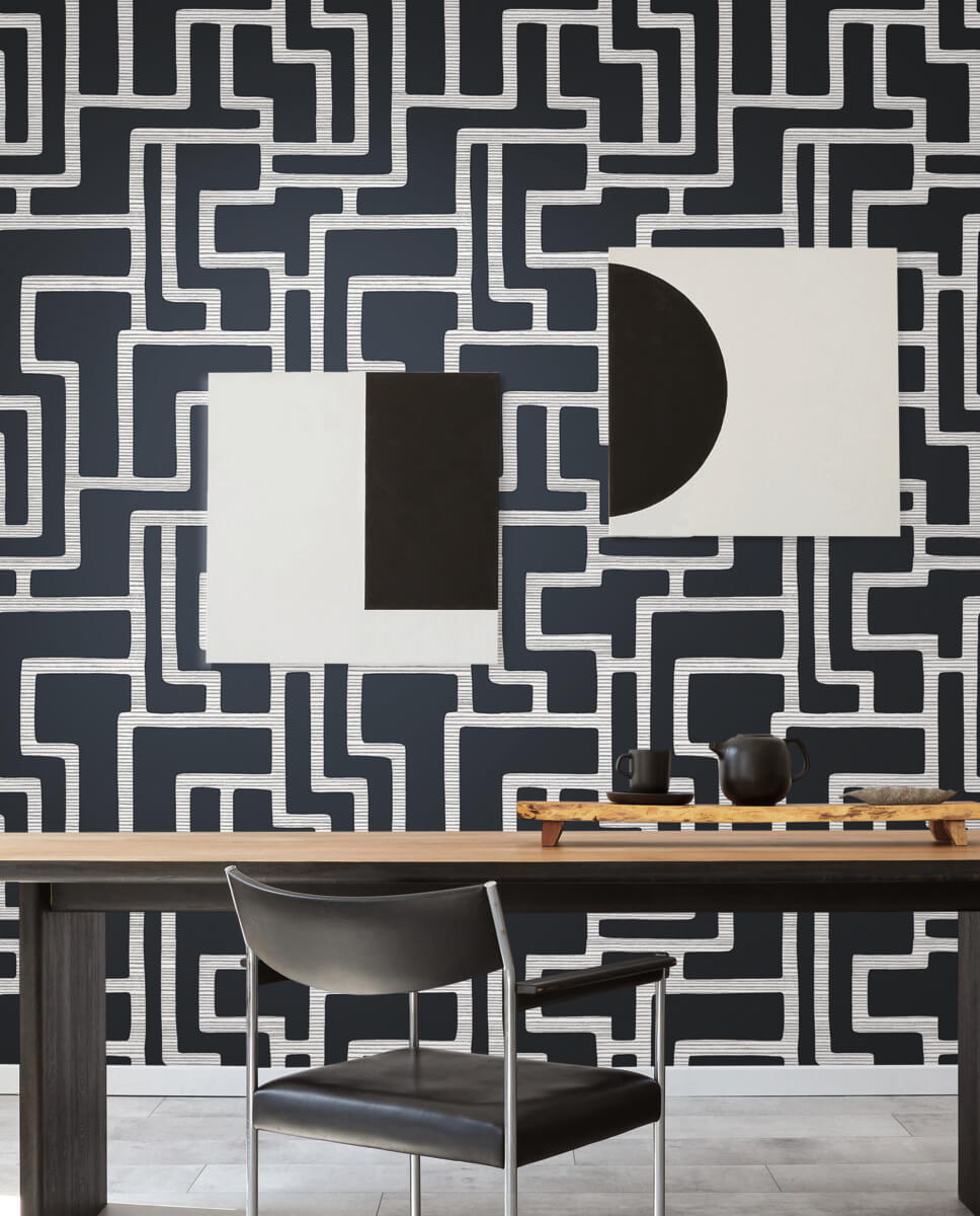 Graphic Polyomino Wallpaper