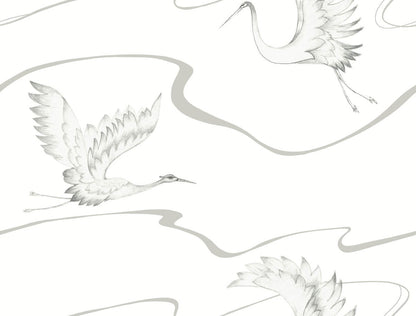 Soaring Cranes Wallpaper