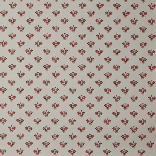 Beatrice Wallpaper by Alice Sergeant in Carnation