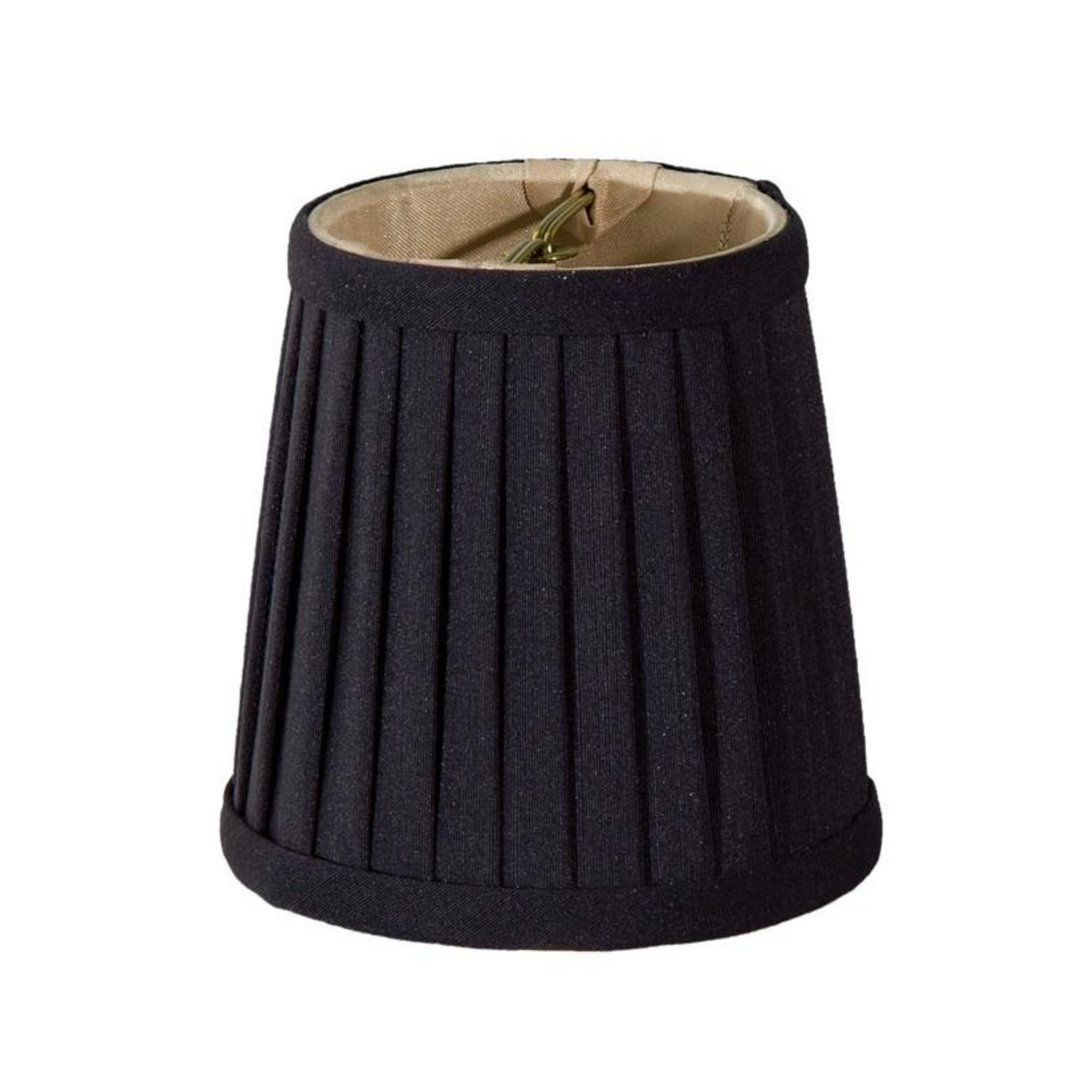 Pleated Mini Deep Drum Shade, Tissue Shantung, Choice of Size & Color