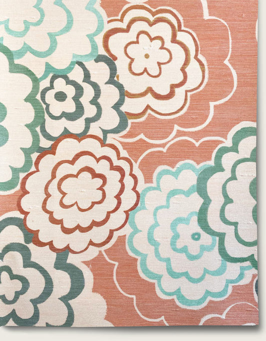 Blossom Wallpaper by Aux Abris in Peach Tree