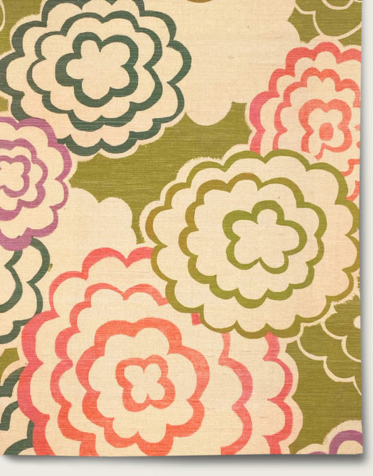 Blossom Wallpaper by Aux Abris in Spring Green