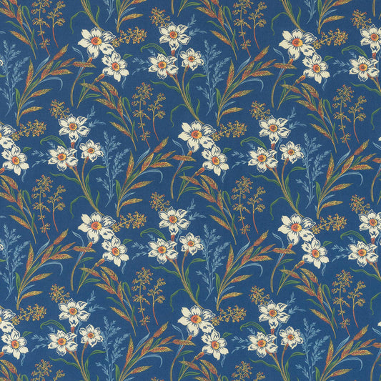 Véra Fabric by Décors Barbares in Blue