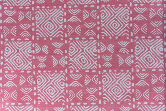 Bogolan Fabric by Titley & Marr in Rose