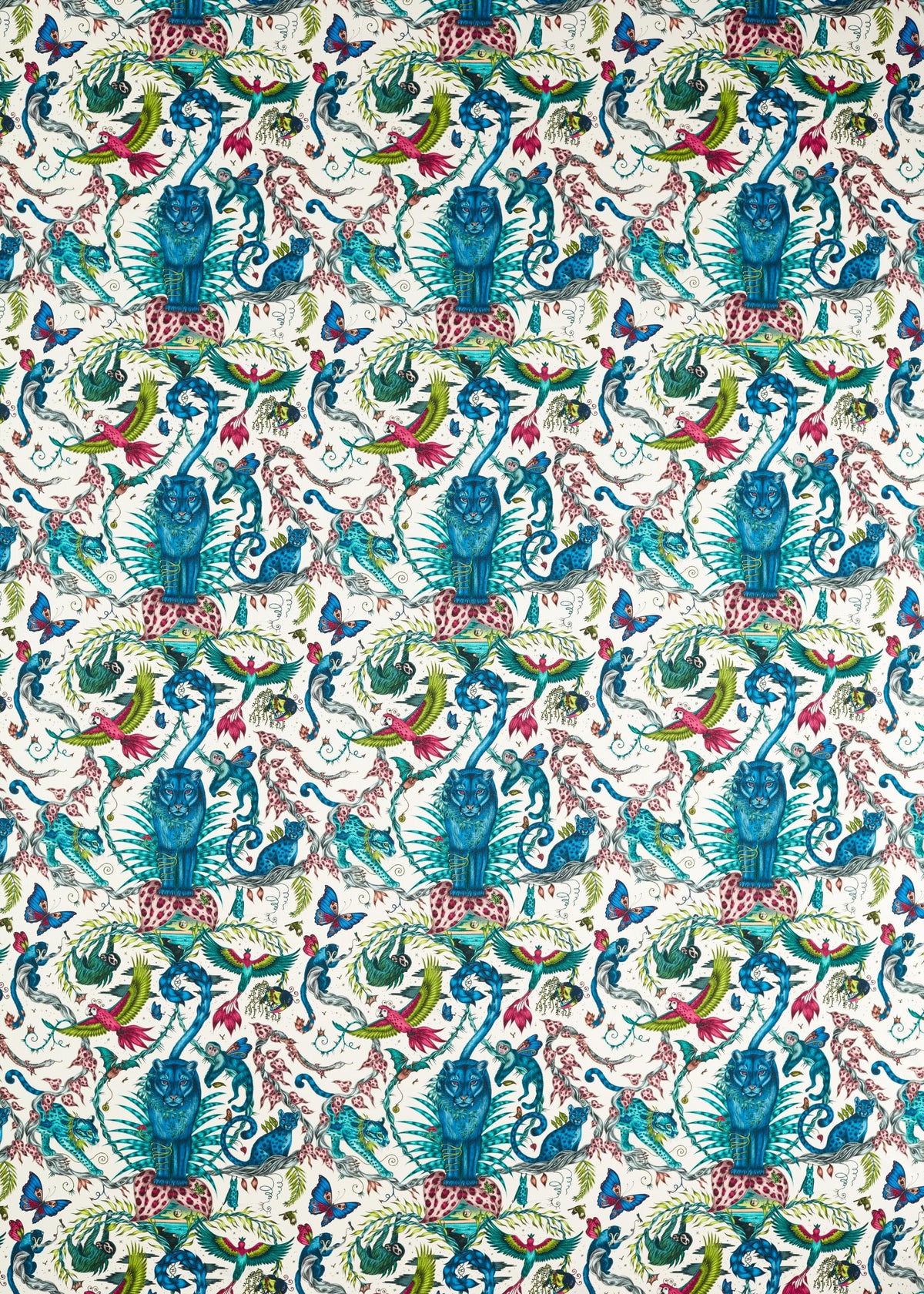 Bosque Dreams Multi fabric by Clarke & Clarke