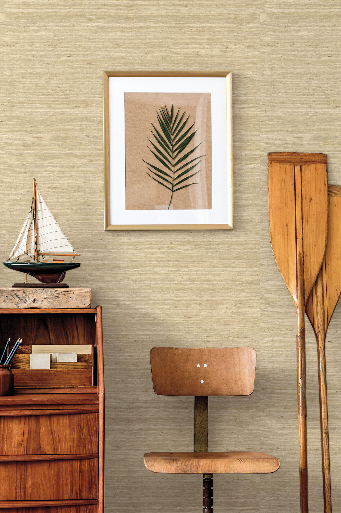 Arrowroot Grasscloth Wallpaper