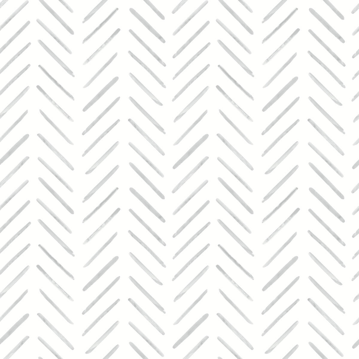 Painted Herringbone Wallpaper