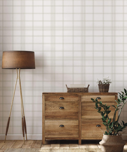 Charter Plaid Wallpaper