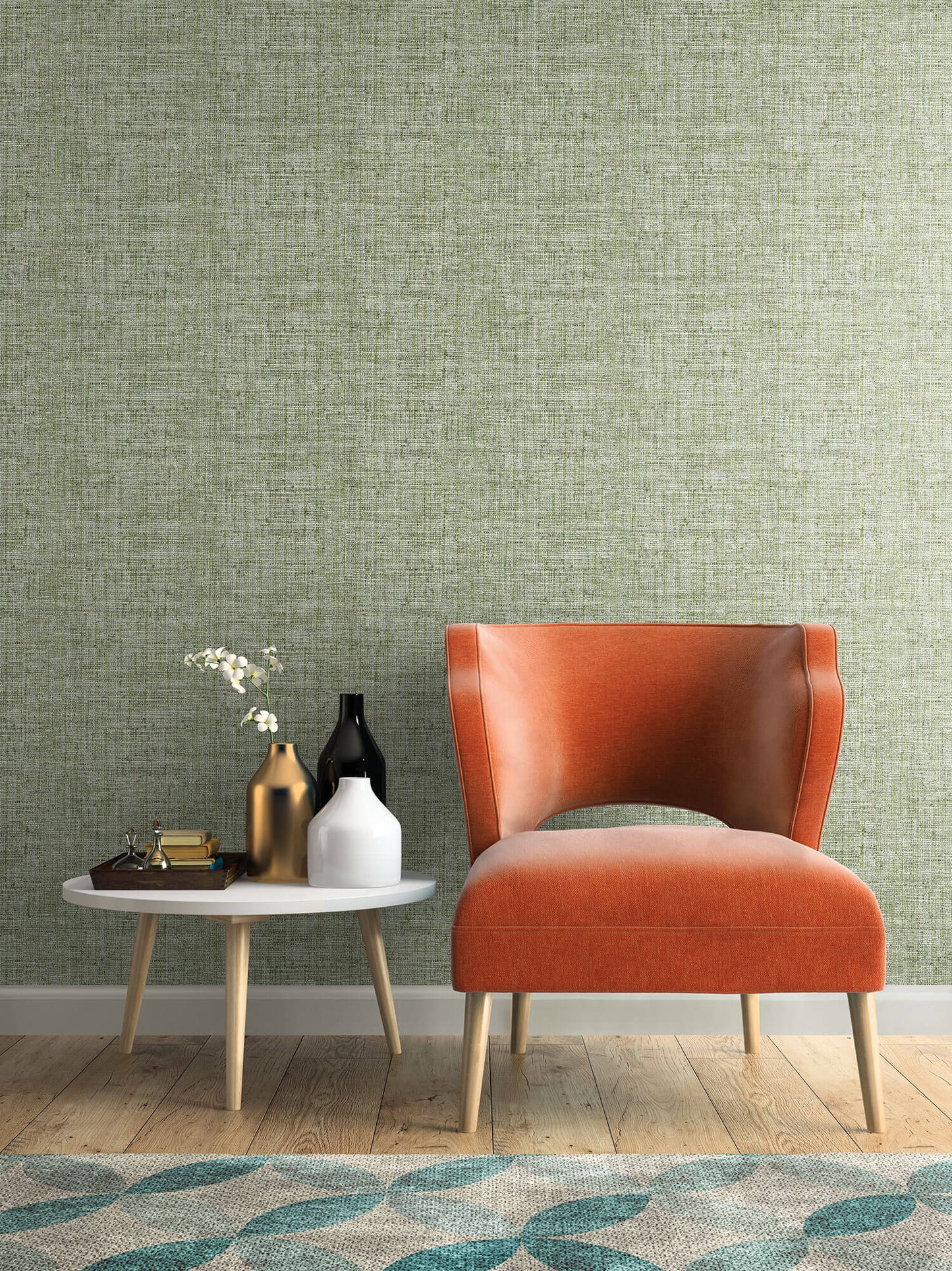 Papyrus Faux Weave Wallpaper