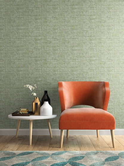 Papyrus Faux Weave Wallpaper