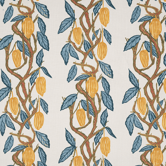 Cacao Fabric by Ferrick Mason in Bourbon