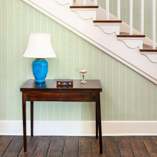 Carneal Wallpaper by Ferrick Mason in Light Green