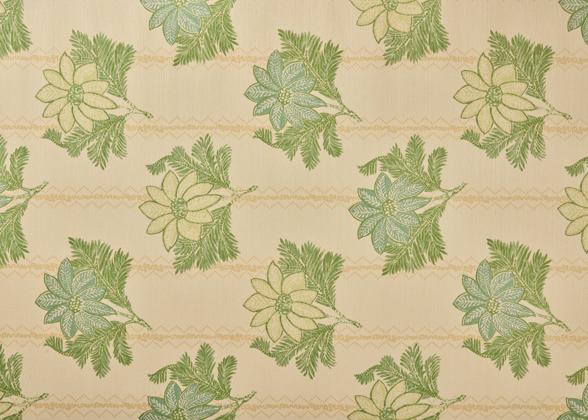 Lucknow Wallpaper by Carolina Irving in Green