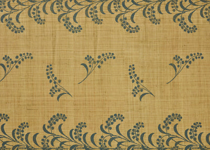 Mimosa Vine on Natural Wallpaper by Carolina Irving in Ink