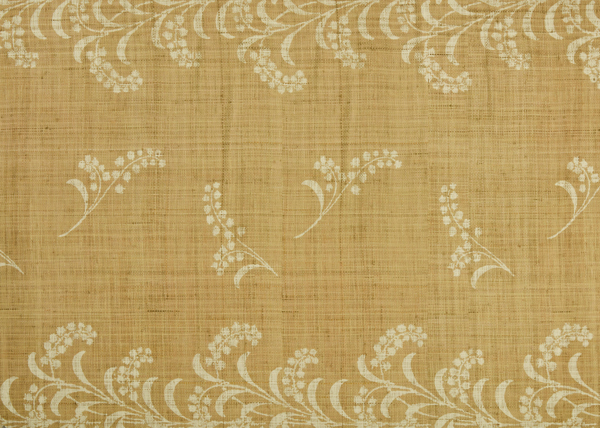Mimosa Vine on Natural Wallpaper by Carolina Irving in Cream