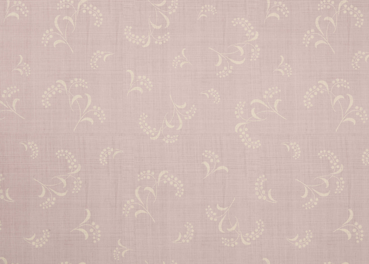 Mimosa Raffia Wallpaper by Carolina Irving in Blush
