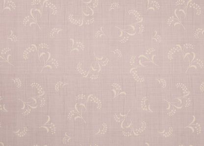 Mimosa Raffia Wallpaper by Carolina Irving in Blush