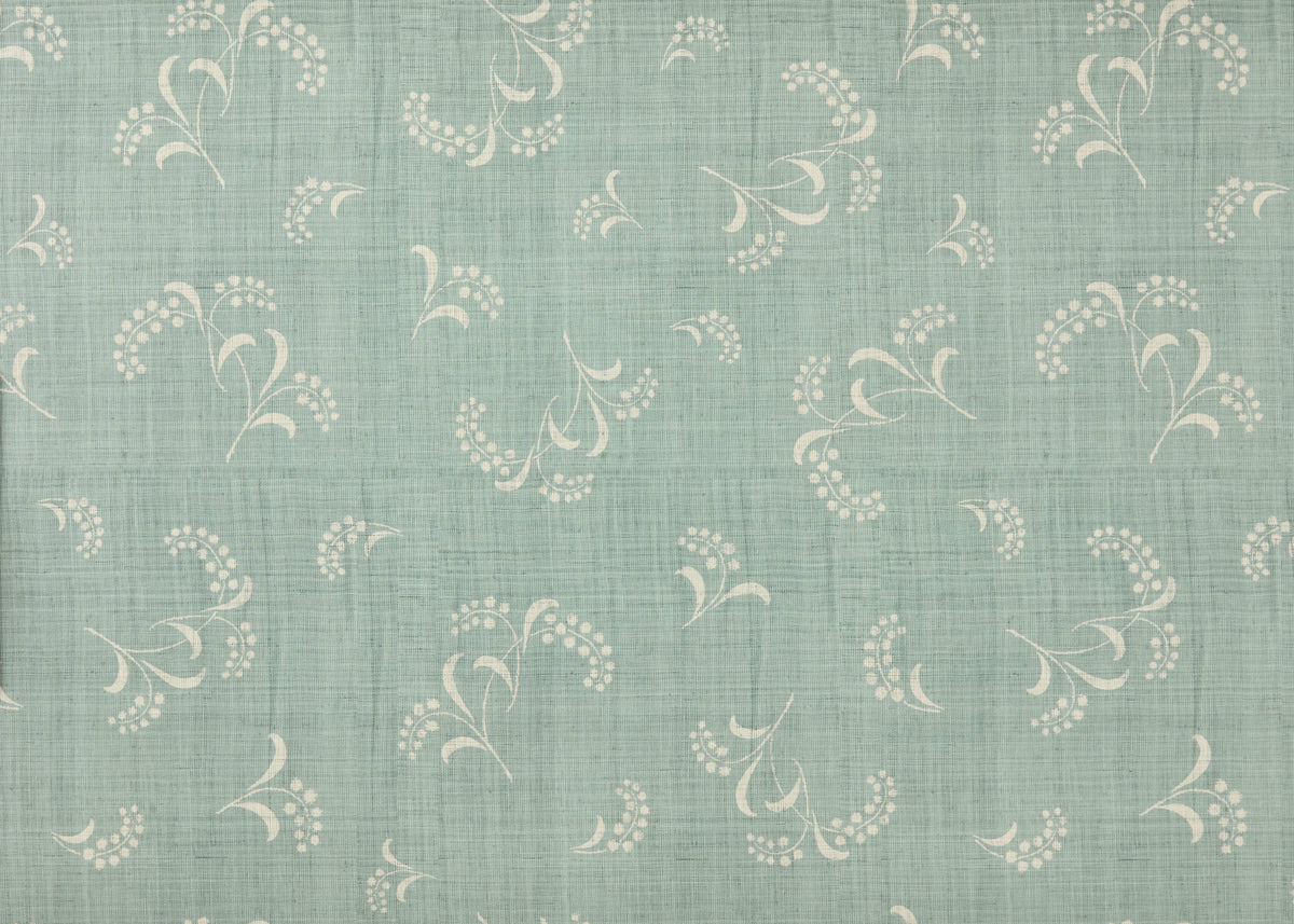 Mimosa Raffia Wallpaper by Carolina Irving in Seafoam