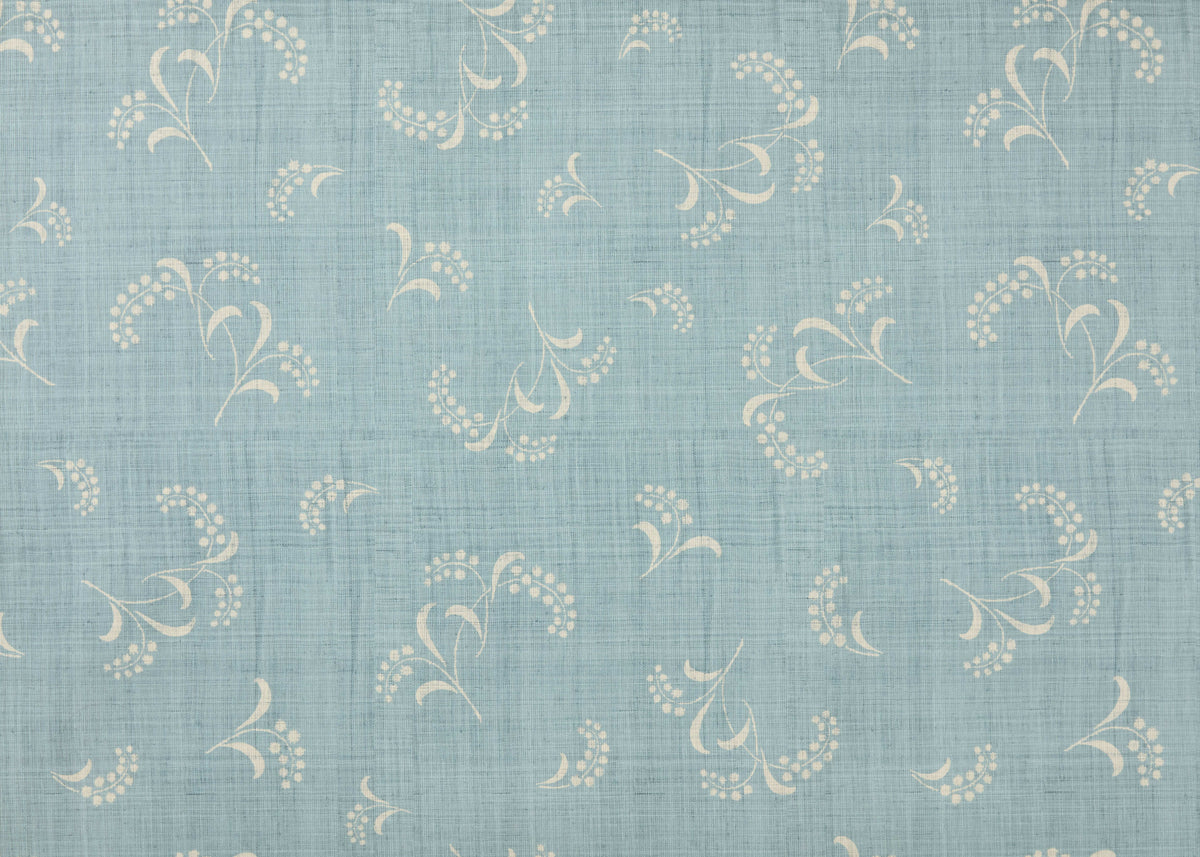 Mimosa Raffia Wallpaper by Carolina Irving in Sky Blue