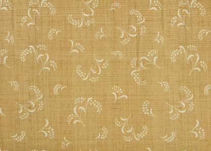 Mimosa on Natural Wallpaper by Carolina Irving in Cream