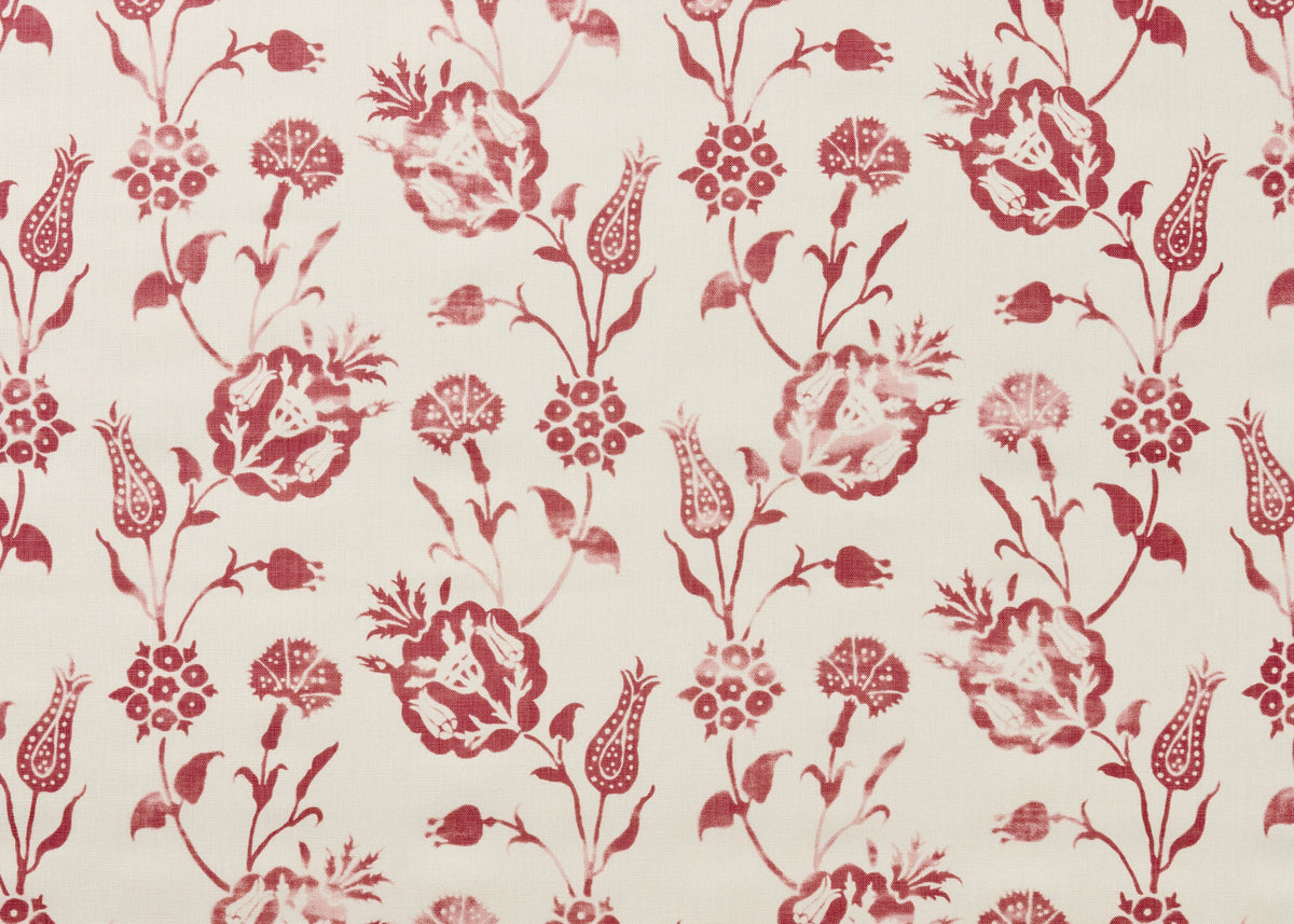 Pomegranate Fabric by Carolina Irving in Turkish Red