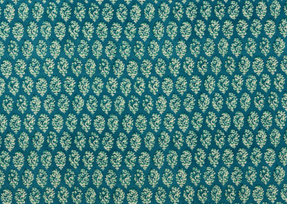 Susa Paisley Fabric by Carolina Irving in Peacock