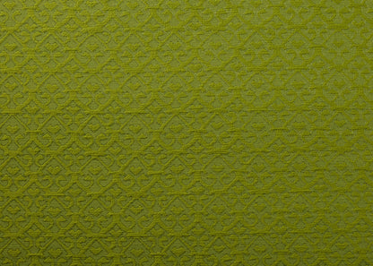Tamar Woven Fabric by Carolina Irving in Peridot Green