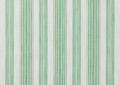 Tent Stripe Fabric by Carolina Irving in Celadon