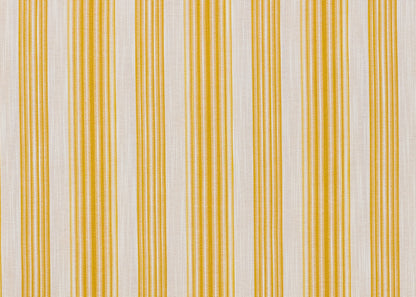 Tent Stripe Fabric by Carolina Irving in Yellow