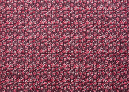 Ariadne Poppy Fabric by Carolina Irving in Wine