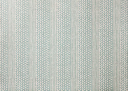 Aegean Stripe Fabric by Carolina Irving in Swedish Blue