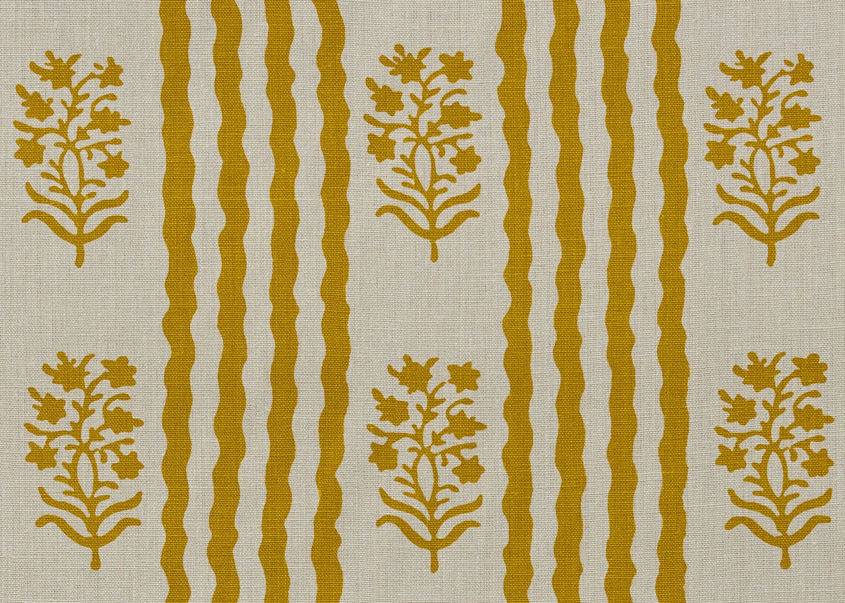 Delos Reverse Fabric by Carolina Irving in Amarillo