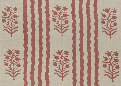 Delos Reverse Fabric by Carolina Irving in Rosado