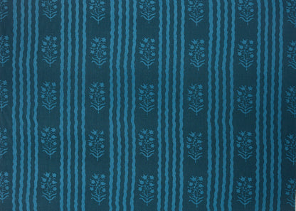 Delos Fabric by Carolina Irving in Azure