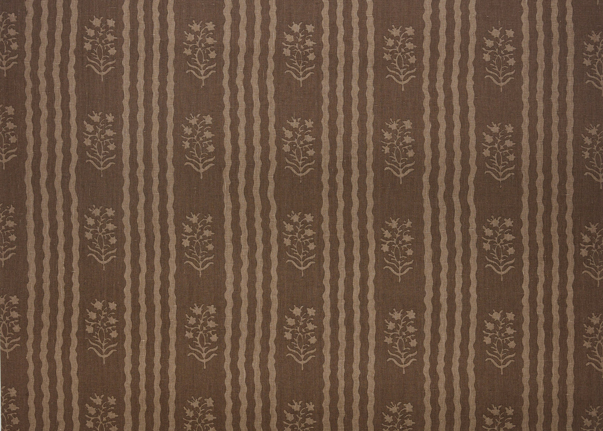 Delos Fabric by Carolina Irving in Bark