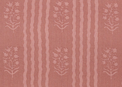 Delos Fabric by Carolina Irving in Carnation