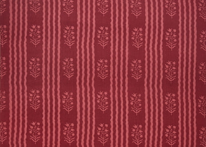 Delos Fabric by Carolina Irving in Ruby